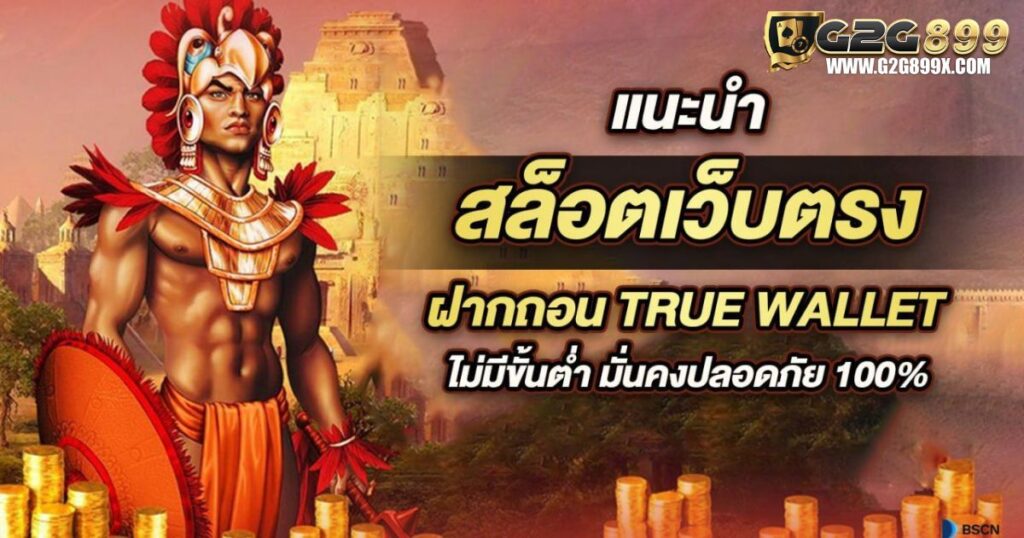 เว็บตรง100 ฝาก-ถอน true wallet